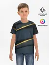 Детская базовая футболка / 3D luxury gold
