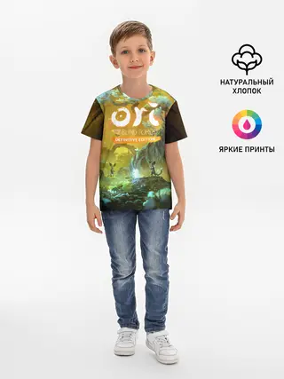 Детская базовая футболка / Ori and the Will of the Wisps