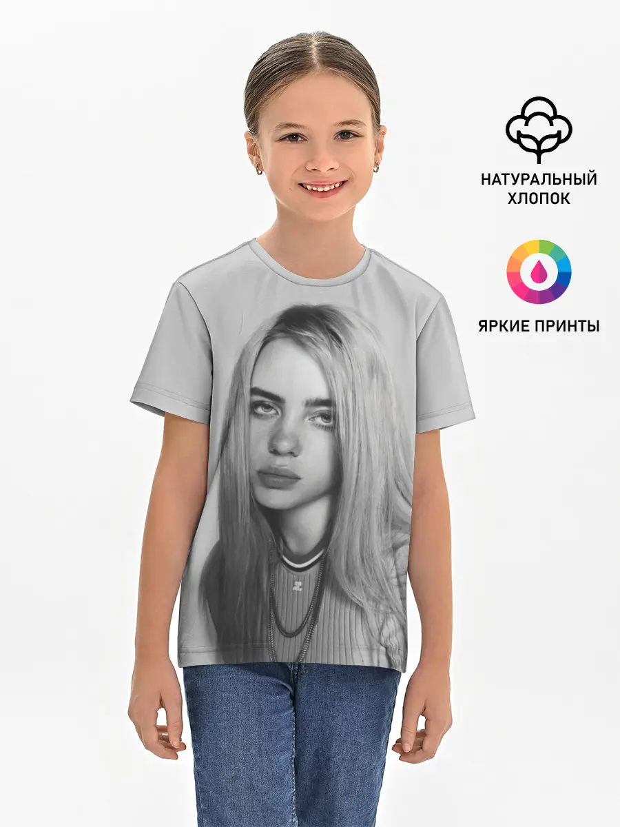 Детская базовая футболка / BILLIE EILISH