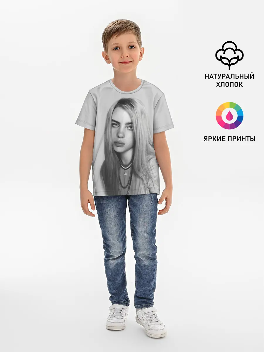 Детская базовая футболка / BILLIE EILISH