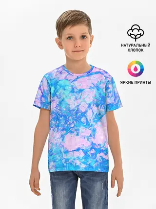 Детская базовая футболка / Нежные краски