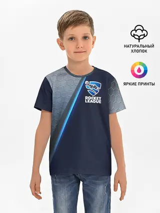 Детская базовая футболка / ROCKET LEAGUE.