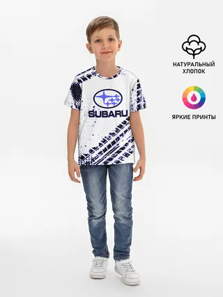 Детская базовая футболка / SUBARU.