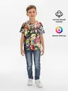 Детская базовая футболка / Аниме коллаж