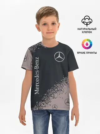 Детская базовая футболка / MERCEDES / МЕРСЕДЕС