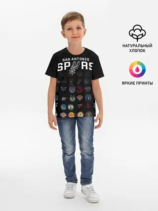 Детская базовая футболка / San Antonio Spurs