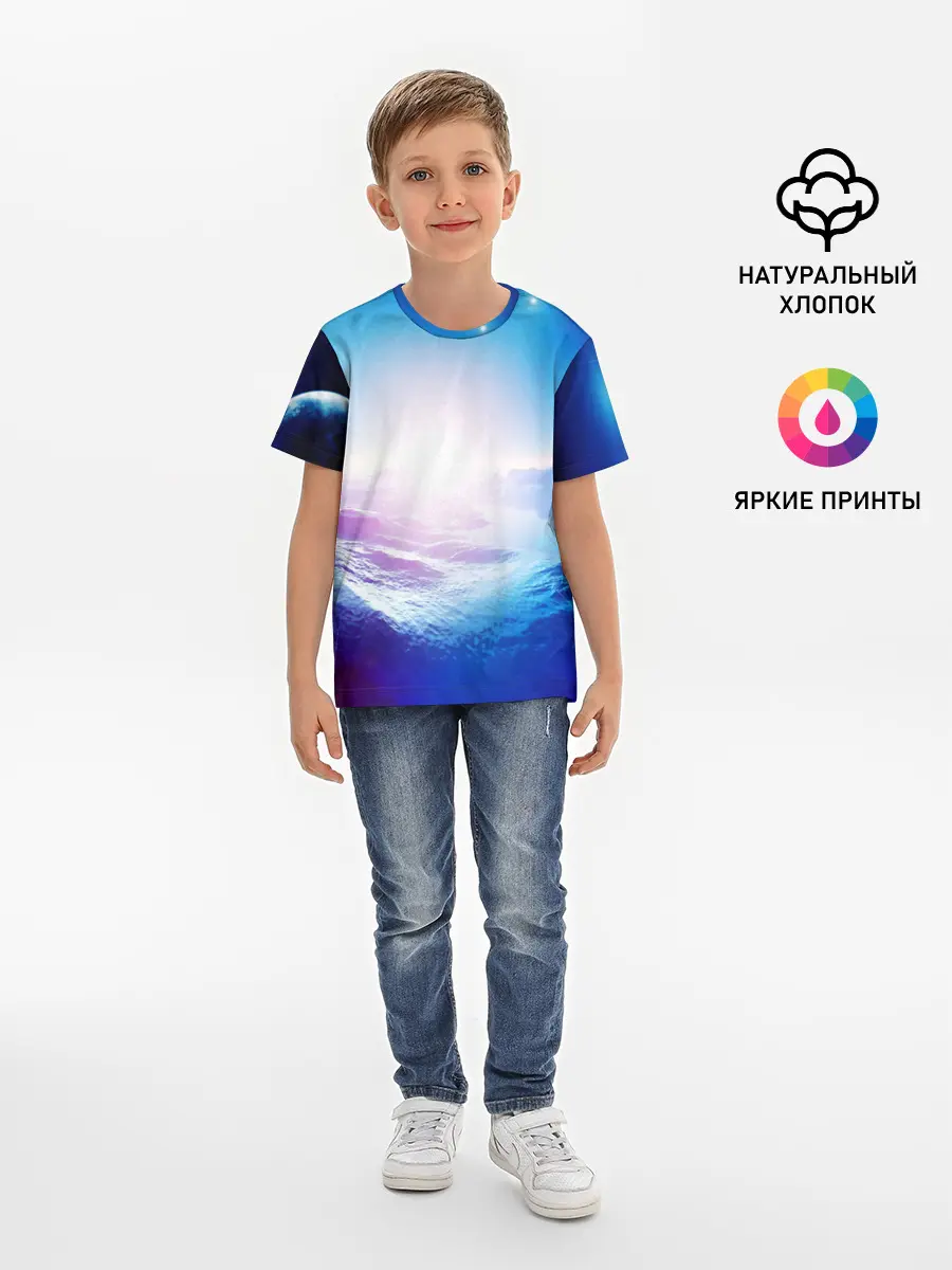 Детская базовая футболка / ЛУНА