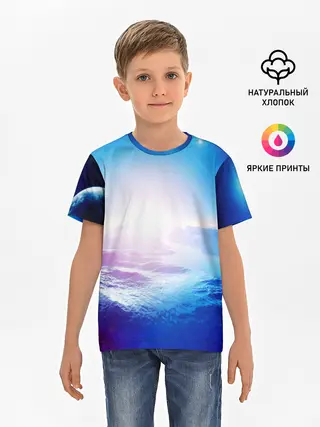 Детская базовая футболка / ЛУНА