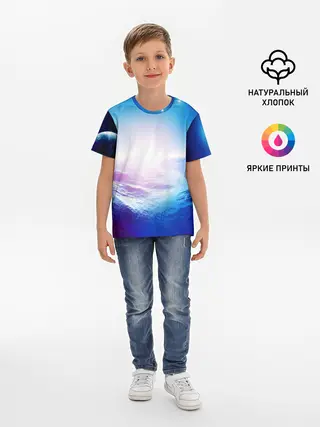 Детская базовая футболка / ЛУНА