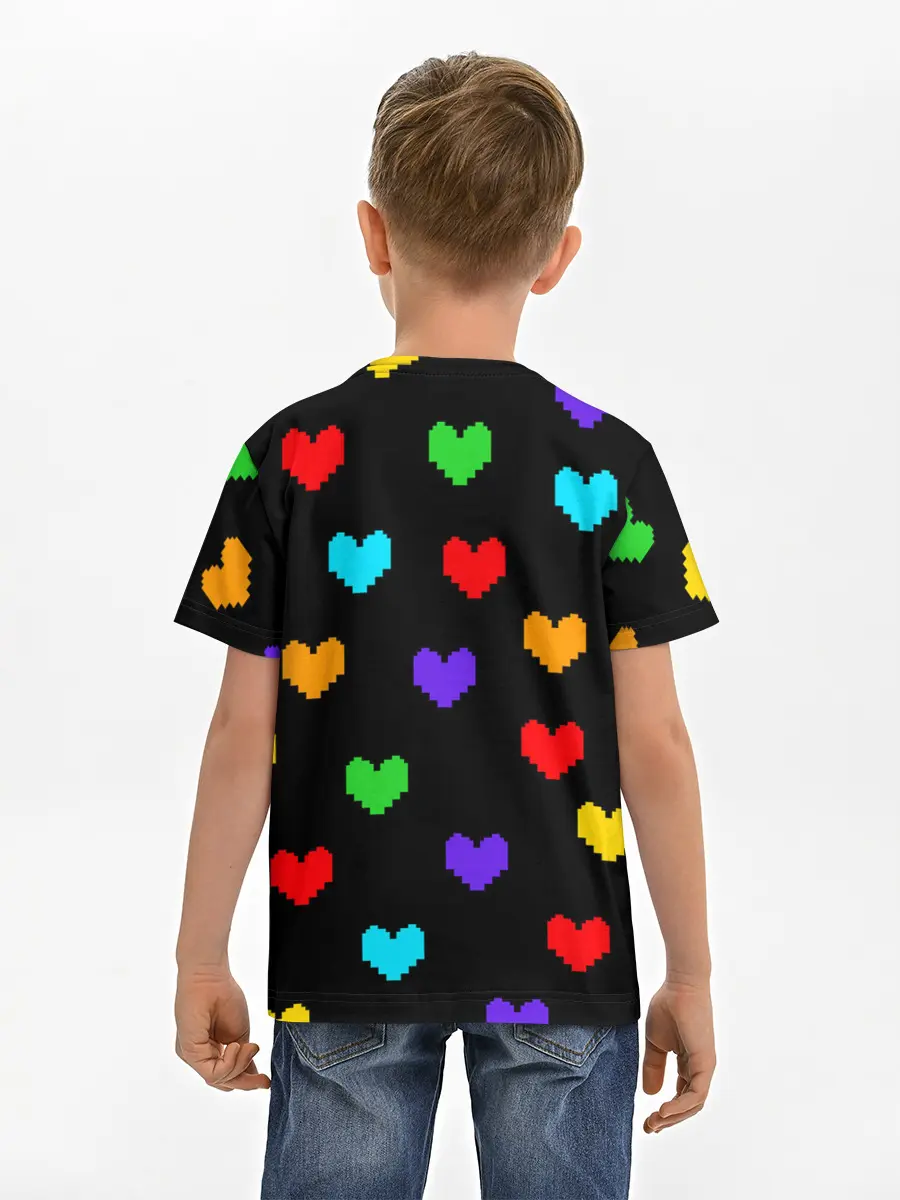 Детская базовая футболка / UNDERTALE HEART