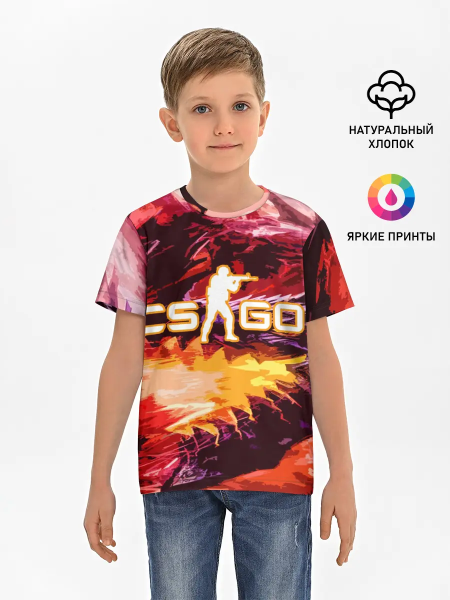 Детская базовая футболка / CS GO