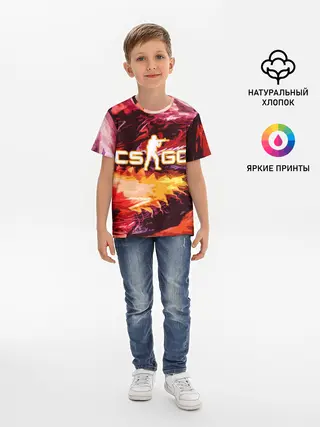 Детская базовая футболка / CS GO