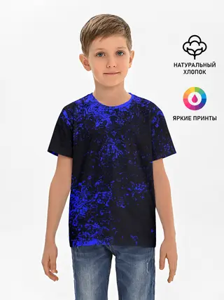 Детская базовая футболка / БРЫЗГИ КРАСОК