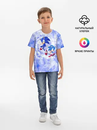 Детская базовая футболка / Sonic