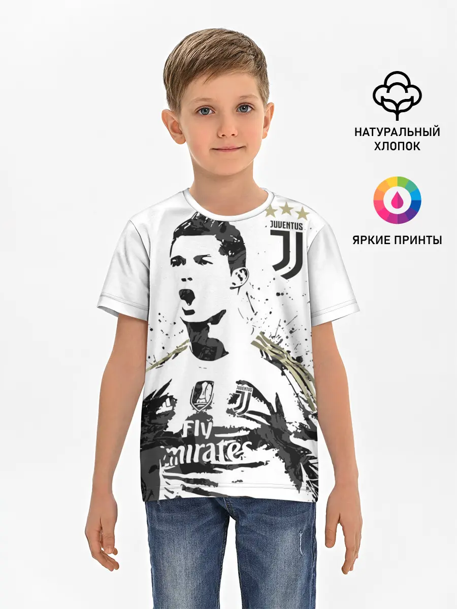 Детская базовая футболка / Криштиану Роналду