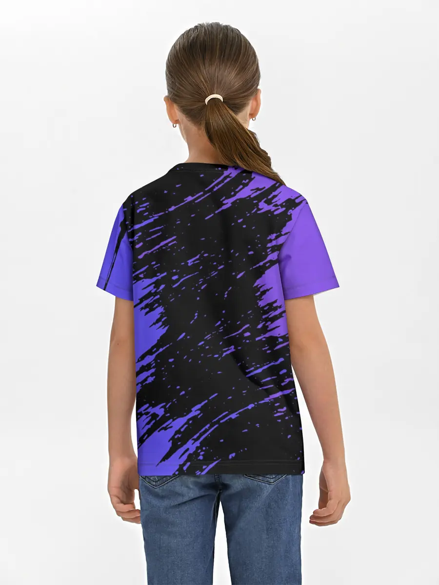 Детская базовая футболка / Геометри Даш | Geometry Dash