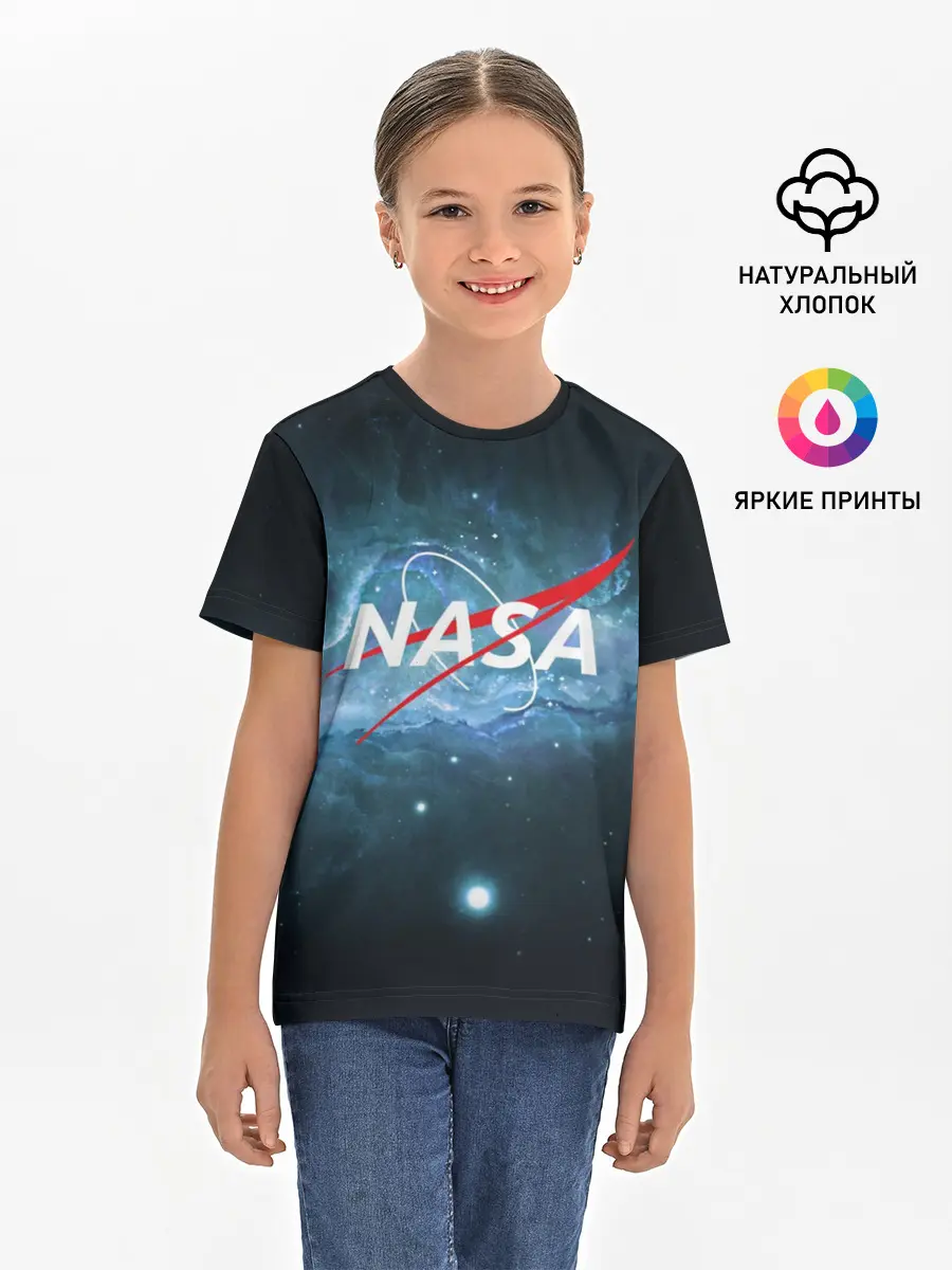 Детская базовая футболка / NASA