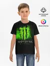 Детская базовая футболка / MONSTER ENERGY NEON | НЕОН