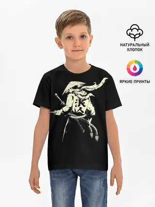 Детская базовая футболка / ЛИК САМУРАЯ | SAMURAI