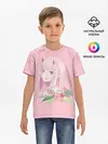 Детская базовая футболка / Pink Zero Two