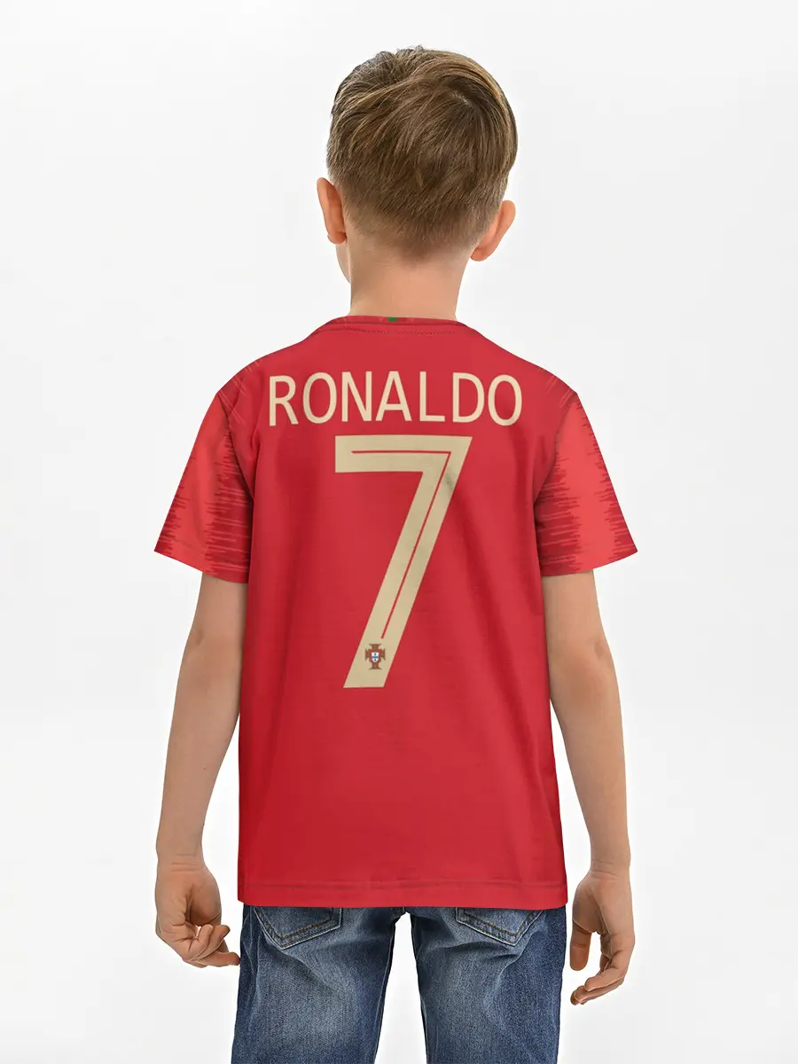 Детская базовая футболка / Роналду 2018 ЧМ