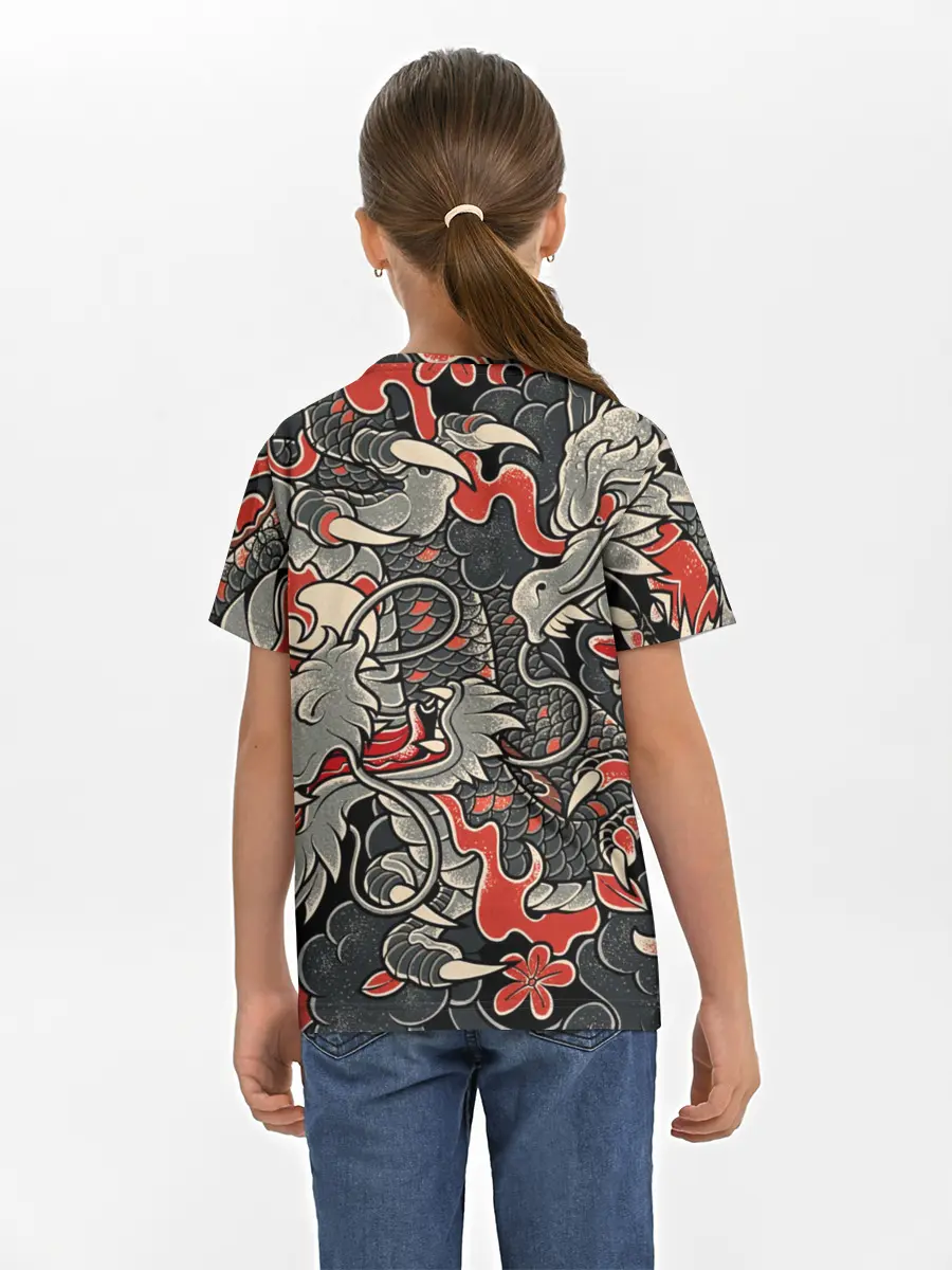 Детская базовая футболка / Самурай