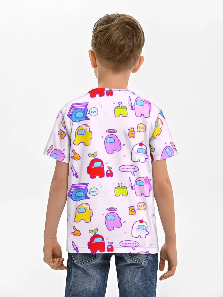 Детская базовая футболка / Among Us