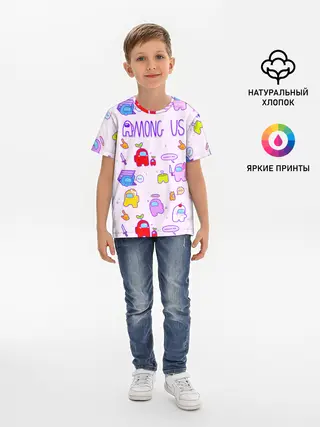 Детская базовая футболка / Among Us