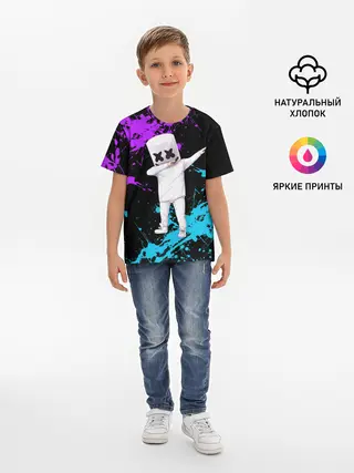 Детская базовая футболка / MARSHMELLO