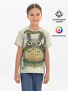 Детская базовая футболка / My Neighbor Totoro заяц с чешуей