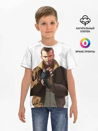 Детская базовая футболка / Нико