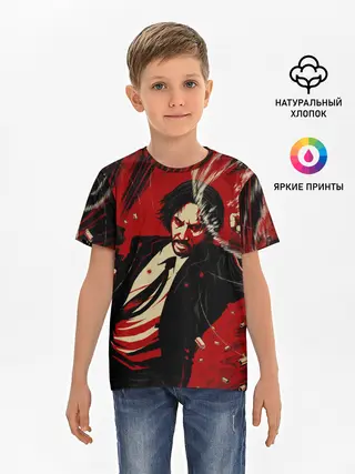 Детская базовая футболка / Джон Уик