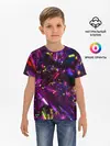 Детская базовая футболка / Фиолетовый бриллиант