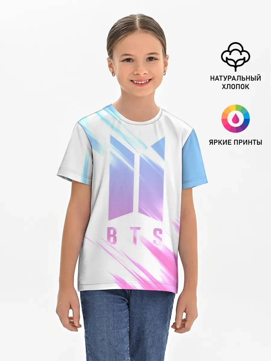 Детская базовая футболка / BTS | БТС