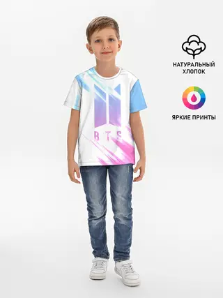 Детская базовая футболка / BTS | БТС