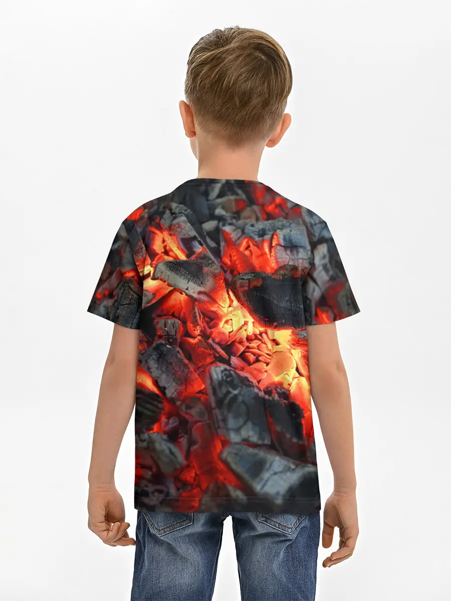 Детская базовая футболка / Древесные угли