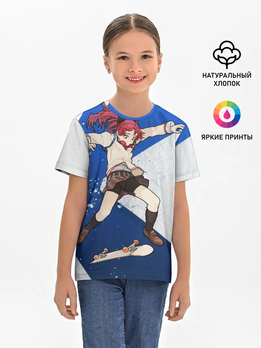 Детская базовая футболка / Meow team