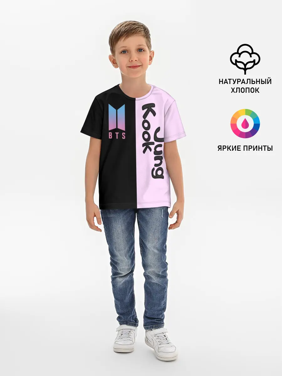 Детская базовая футболка / BTS Jung Kook