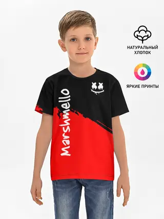 Детская базовая футболка / Marshmello