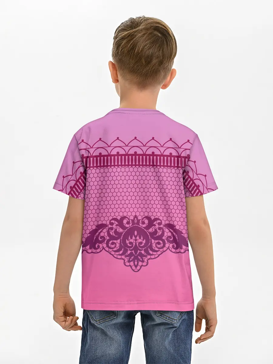 Детская базовая футболка / Кружева