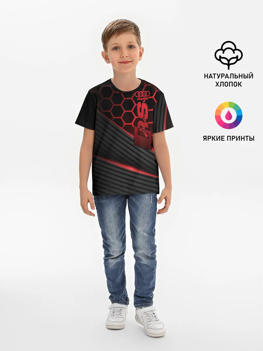 Детская базовая футболка / Audi RS