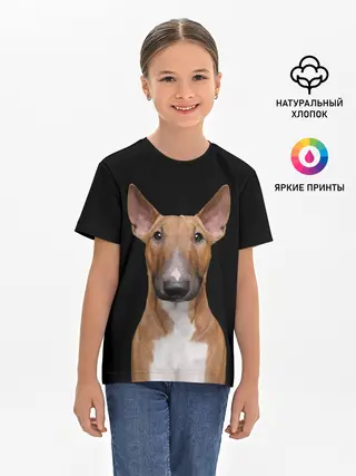 Детская базовая футболка / Строгий смелый взгляд