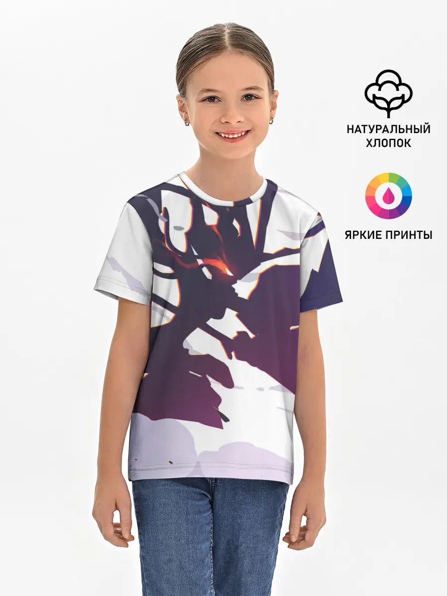 Детская базовая футболка / милый во франксе абстракция