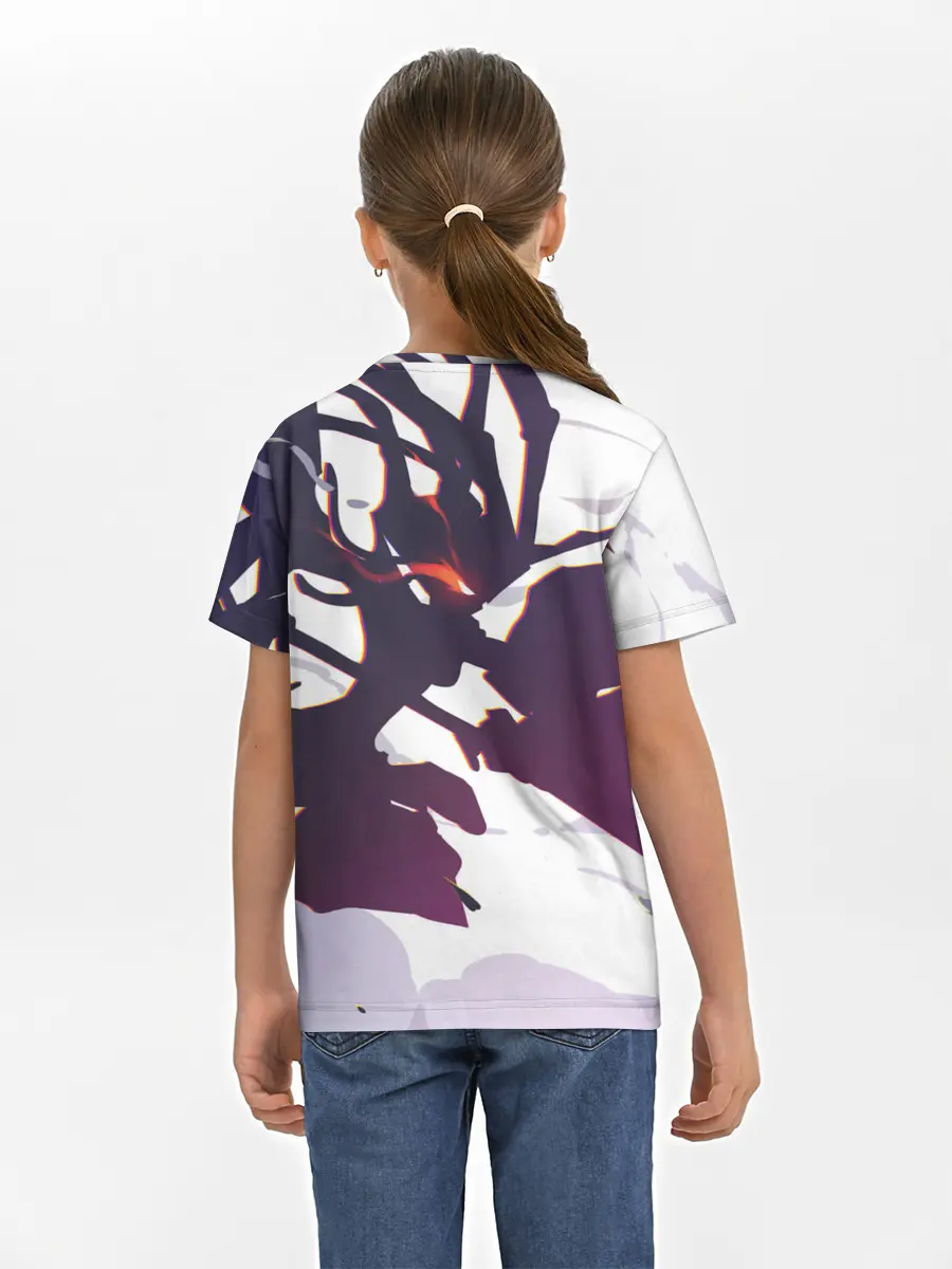 Детская базовая футболка / милый во франксе абстракция