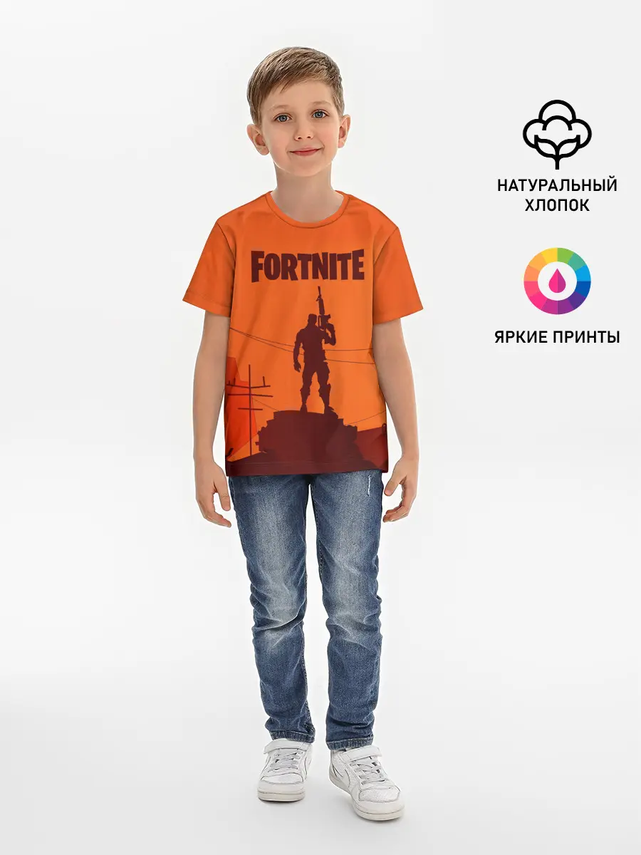 Детская базовая футболка / FORTNITE
