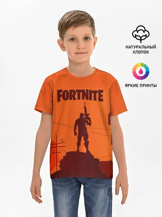 Детская базовая футболка / FORTNITE