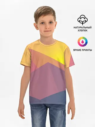 Детская базовая футболка / Векторный Египет