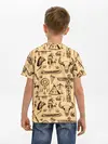 Детская базовая футболка / Индейский паттерн