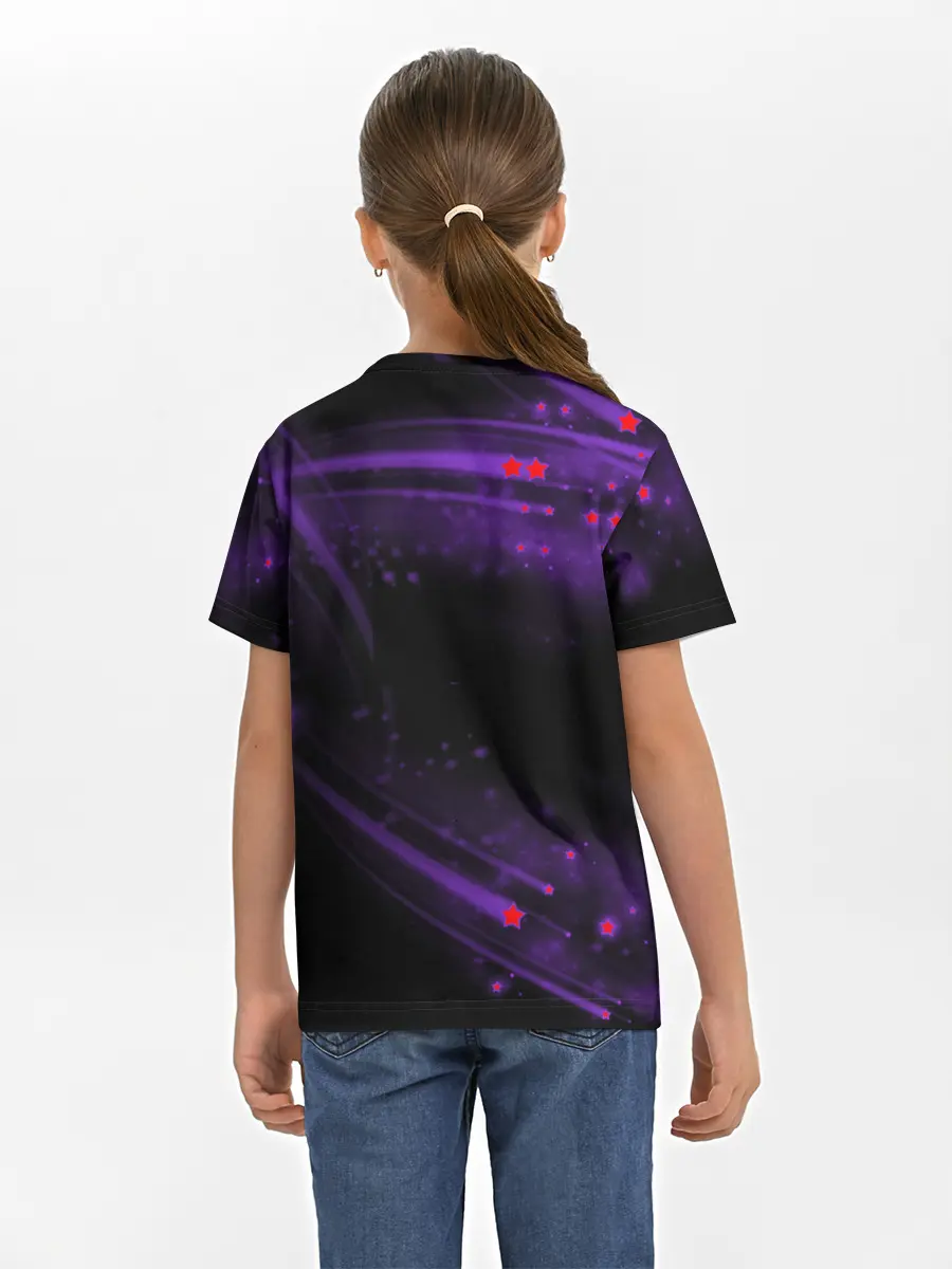 Детская базовая футболка / Among Us Rock Star