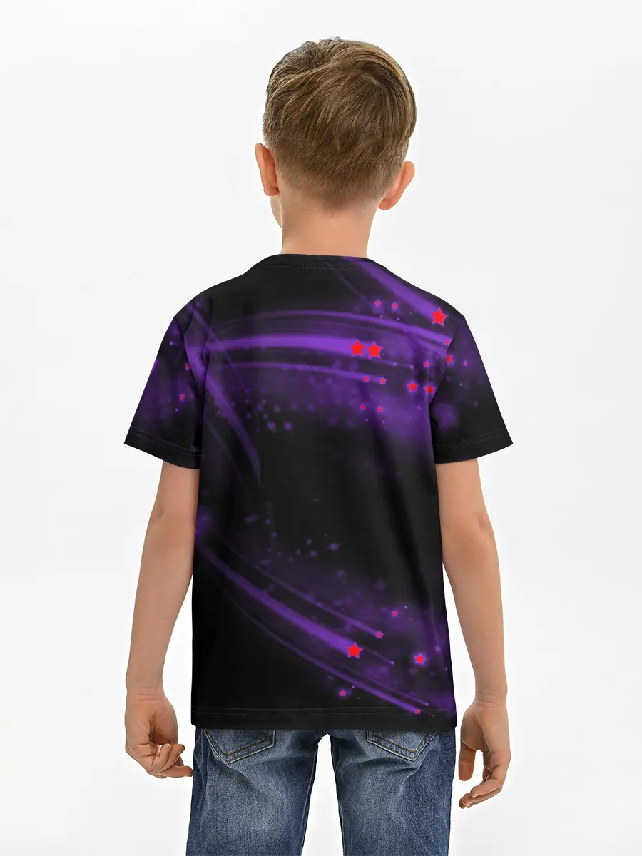 Детская базовая футболка / Among Us Rock Star